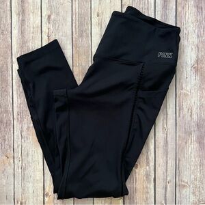 VS PINK Black Cutout Leggings